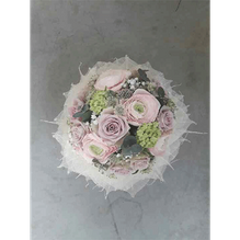 bouquet de mariée rose pâle